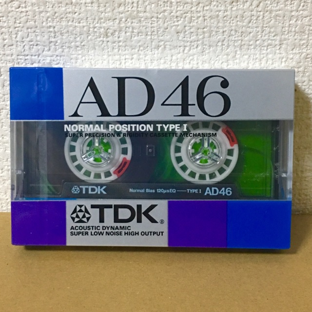 TDK AD46 カセットテープ 1986年